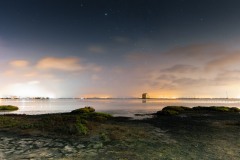 Noche en el mar menor (Murcia)