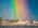 Arco iris en salinas de San Pedro del Pinatar (Murcia)