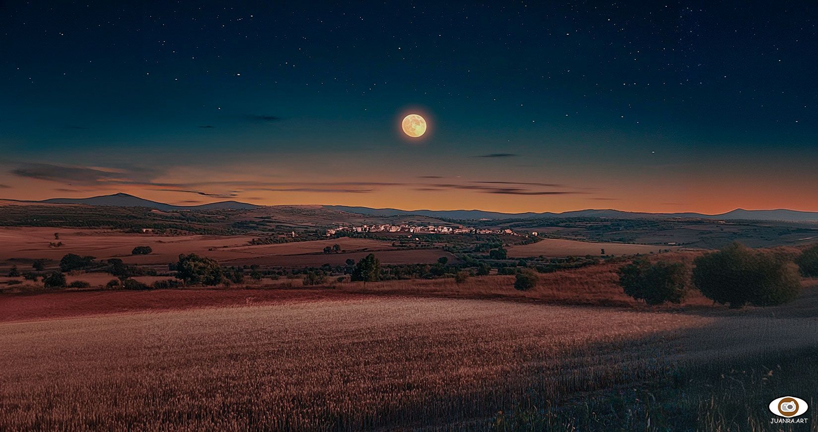 Noche en el campo manchego